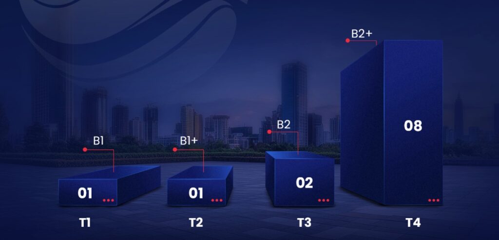 Avaliação inicial: níveis dos participantes 
